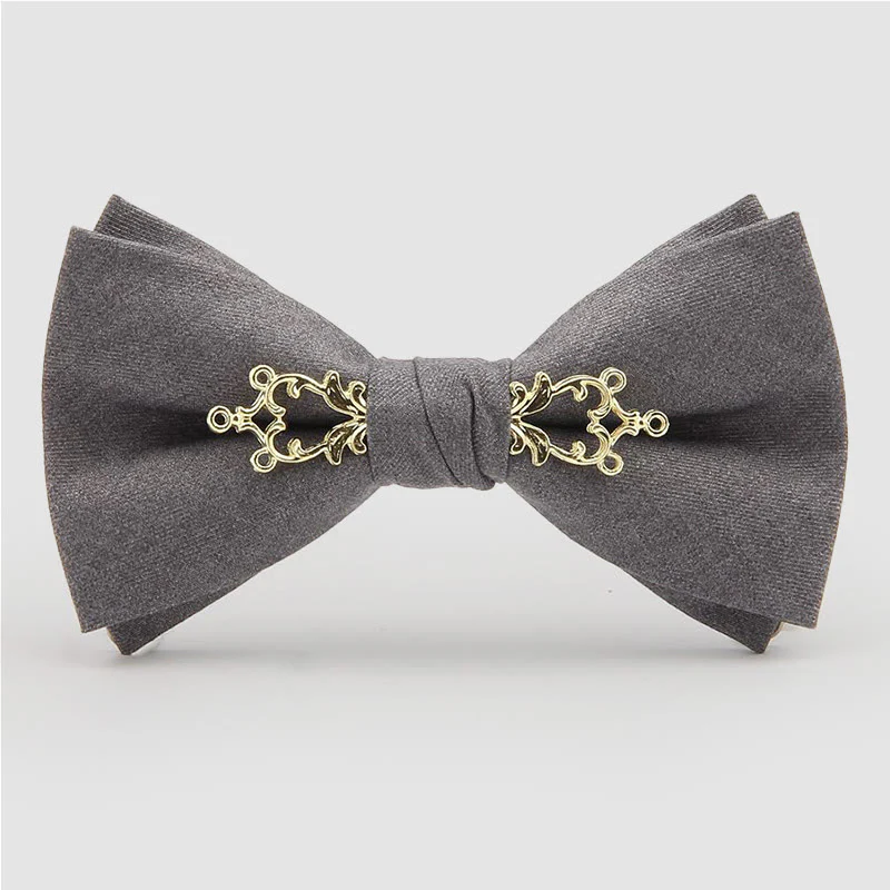 Men's Metallized Flower Festival Wedding Bow Tie