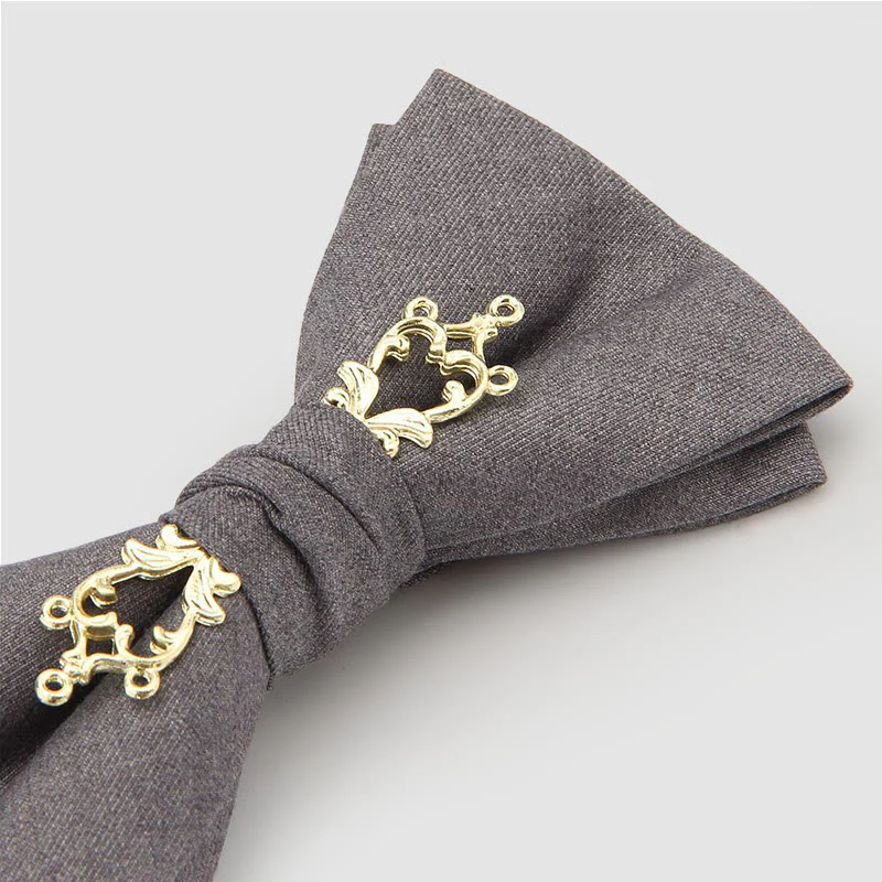 Men's Metallized Flower Festival Wedding Bow Tie - Image 3
