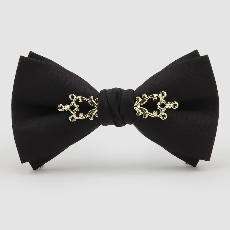 Men's Metallized Flower Festival Wedding Bow Tie - Image 5