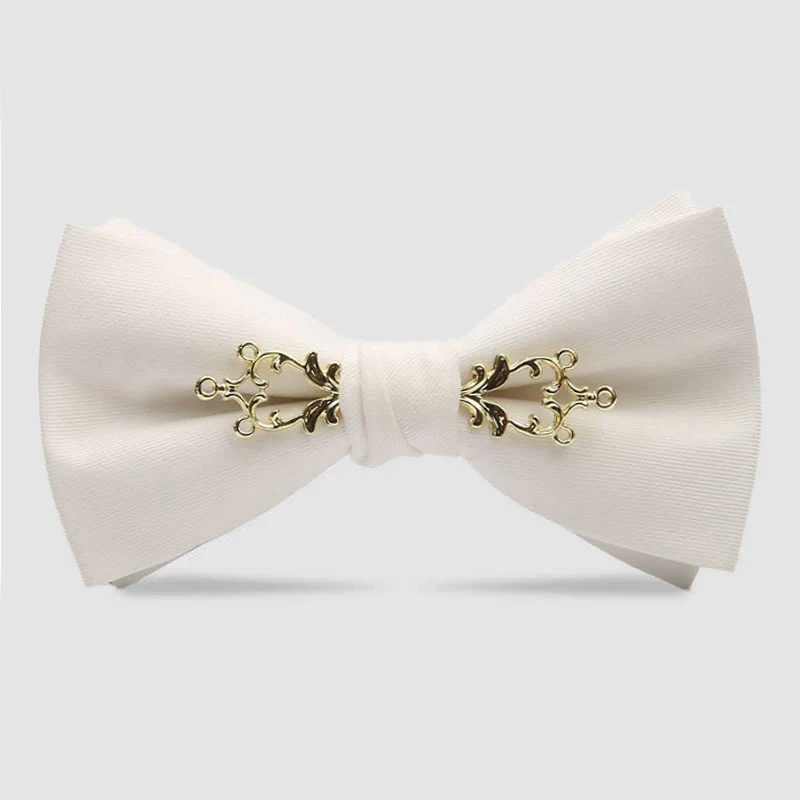 Men's Metallized Flower Festival Wedding Bow Tie - Image 6