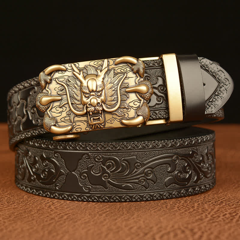 Men's Mighty Dragon Claw Leather Belt - Image 11
