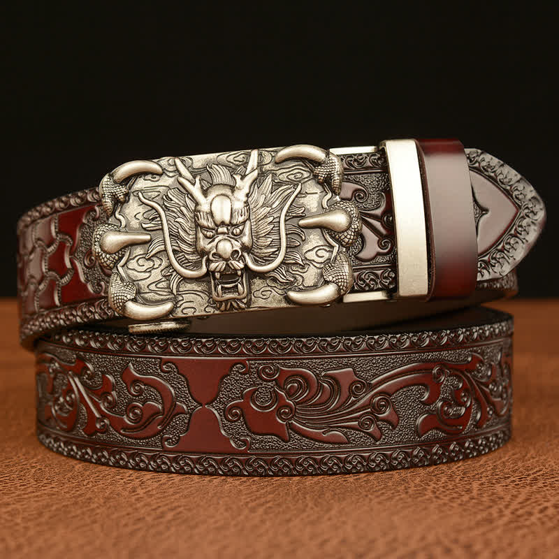 Men's Mighty Dragon Claw Leather Belt - Image 16