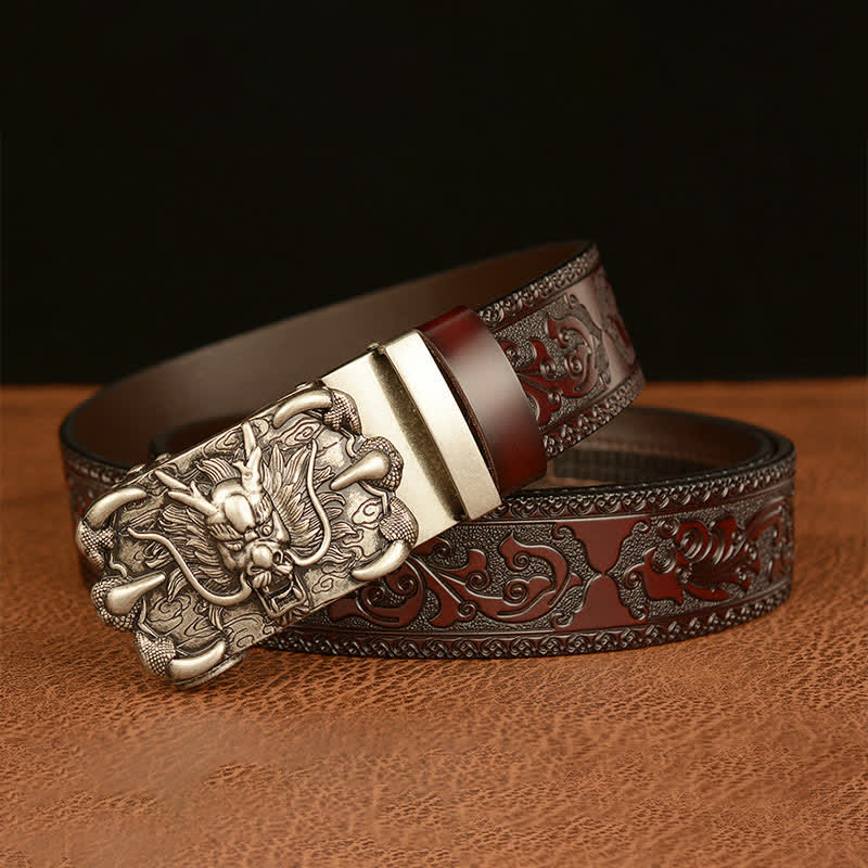 Men's Mighty Dragon Claw Leather Belt - Image 17