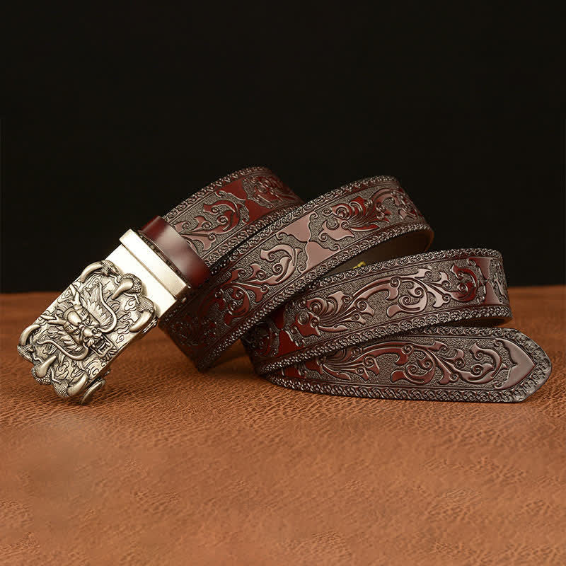 Men's Mighty Dragon Claw Leather Belt - Image 18