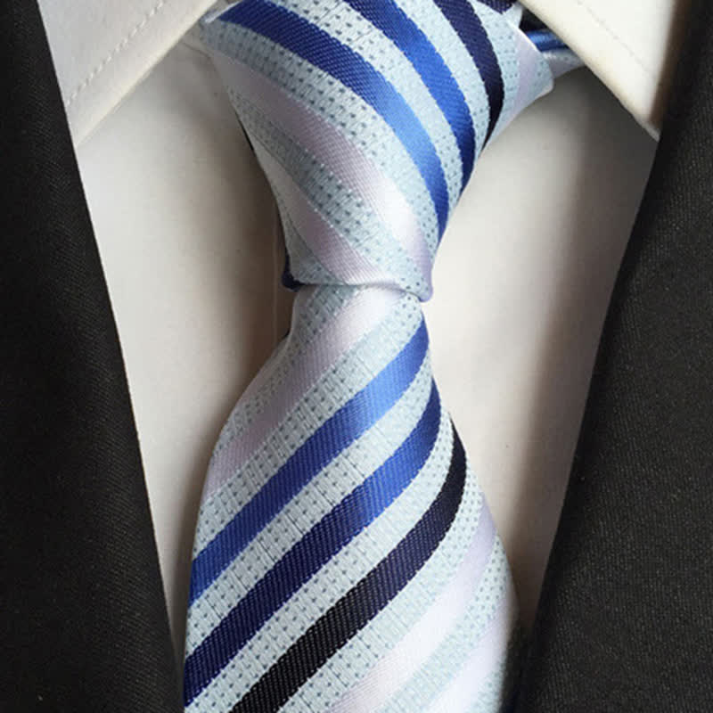 Men's Modernity Business Plaid Necktie - Image 6