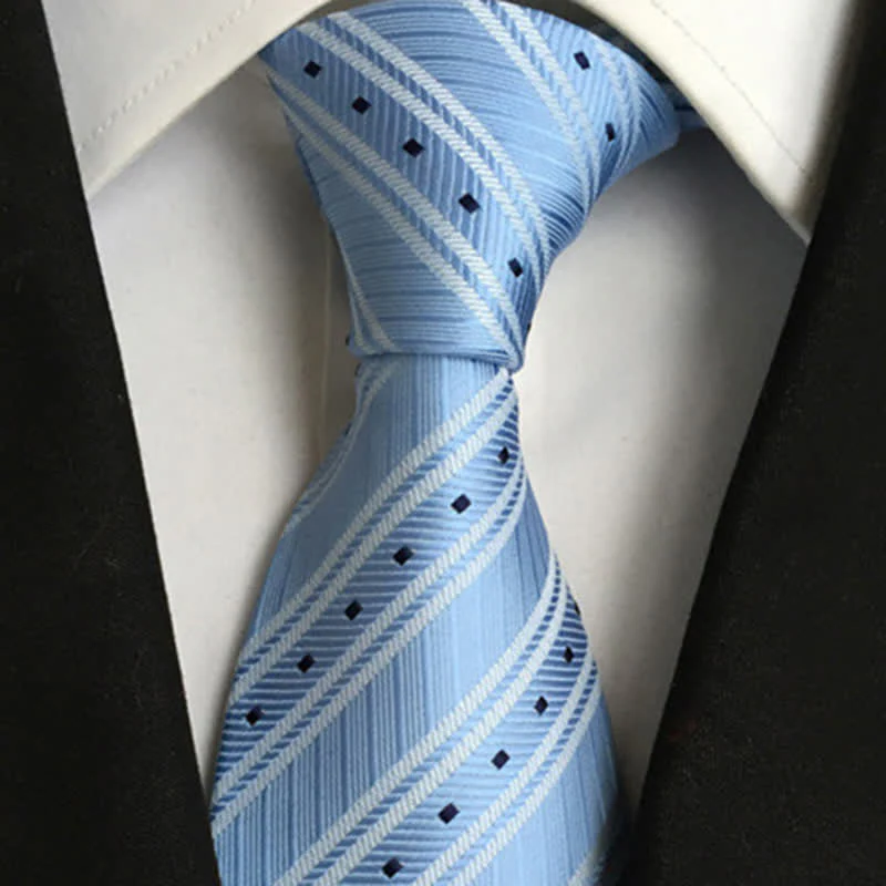 Men's Modernity Business Plaid Necktie - Image 7
