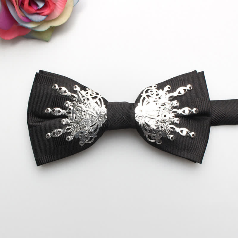 Men's Mosaic Bling Sunburst Bow Tie - Image 4