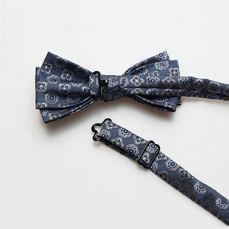 Men's Multi Styles Floral Printed Prom Bow Tie - Image 30