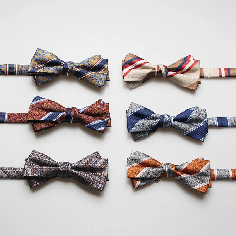 Men's Multi Styles Floral Printed Prom Bow Tie - Image 4
