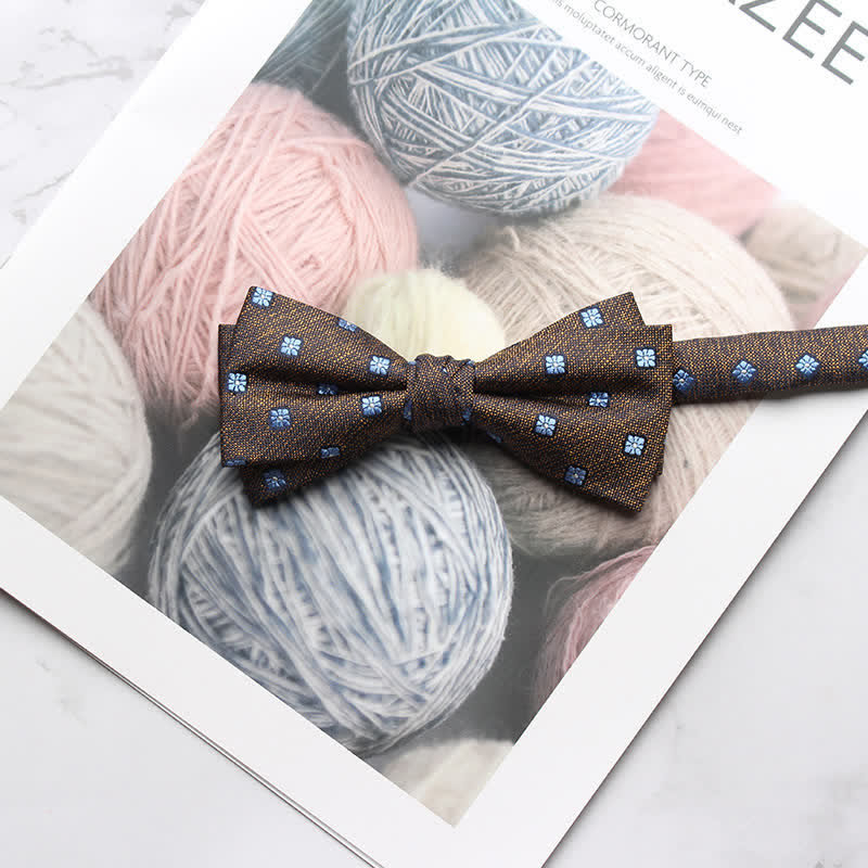 Men's Multi Styles Floral Printed Prom Bow Tie - Image 6