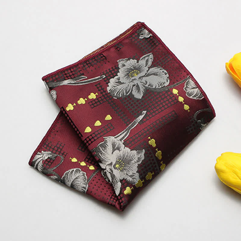 Men's Multiple Style Gentleman Suit Pocket Square - Image 6
