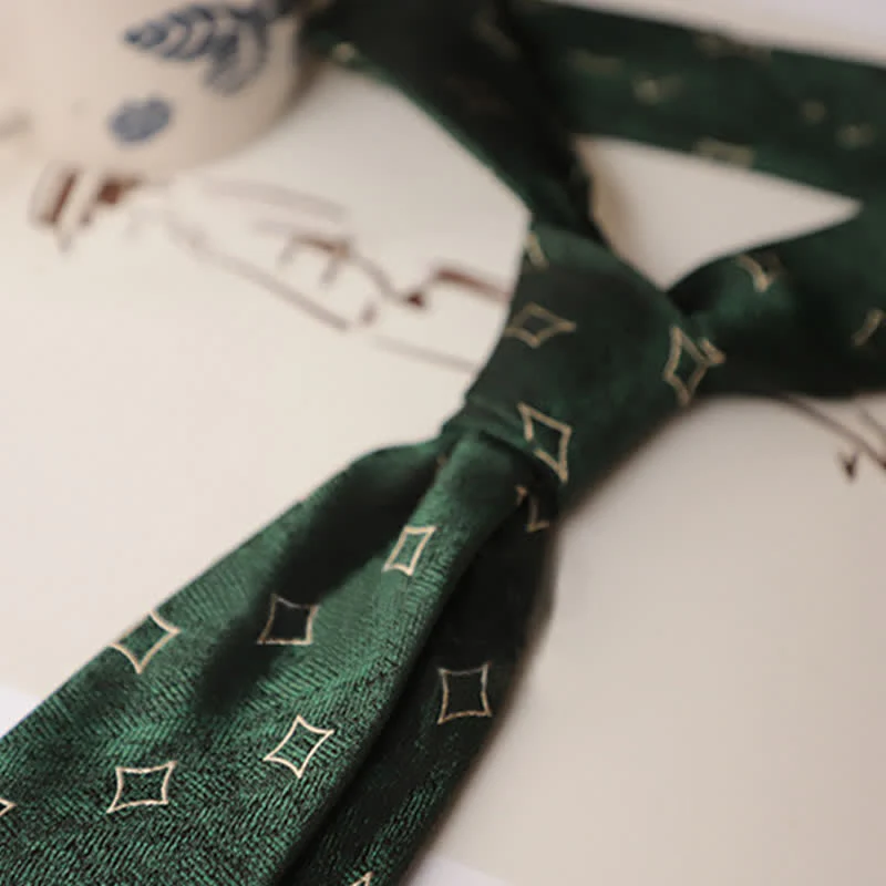 Men's Navy Cartoon Penguin Pattern Necktie - Image 2