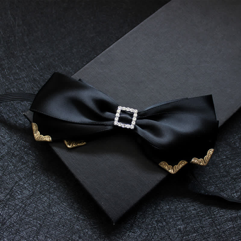 Men's Noble Classical Triple Layered Marriage Bow Tie - Image 5