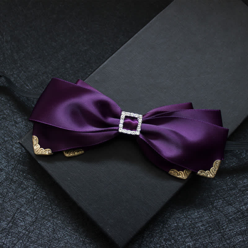 Men's Noble Classical Triple Layered Marriage Bow Tie - Image 8