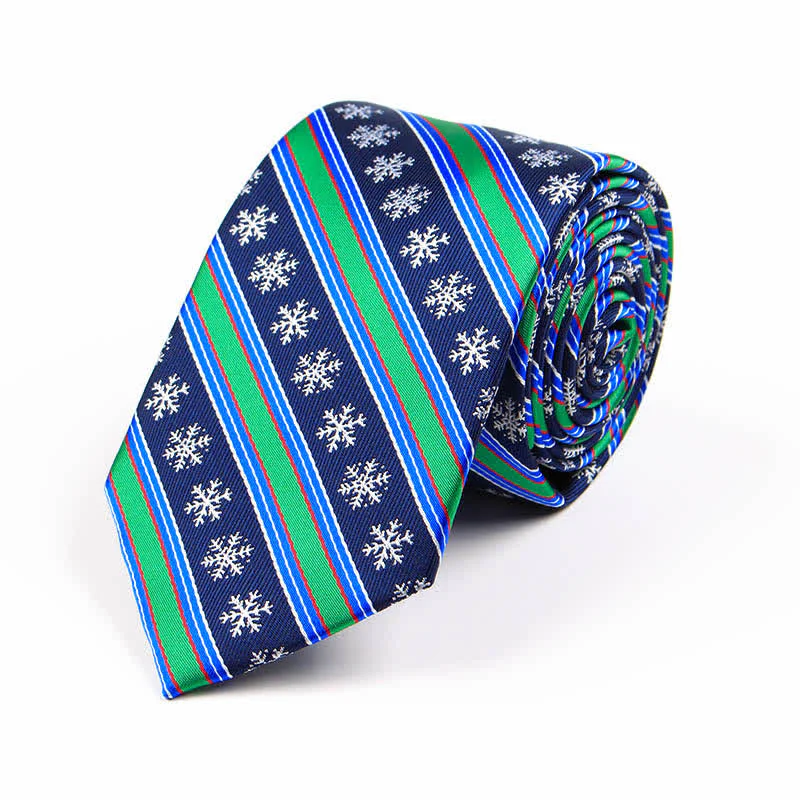 Men's Novelty Christmas Santa Vibe Element Necktie - Image 4