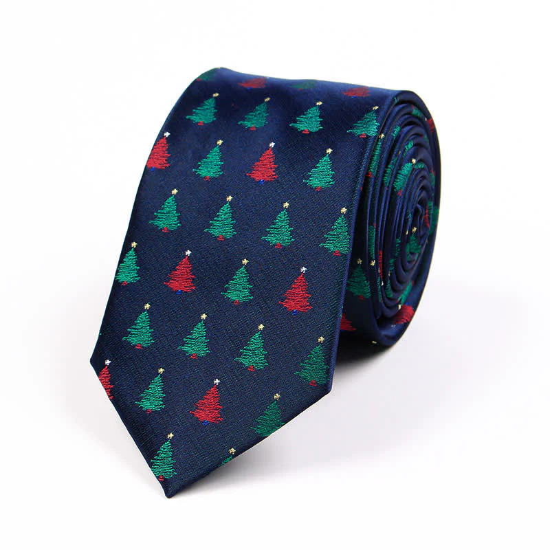 Men's Novelty Christmas Santa Vibe Element Necktie - Image 7
