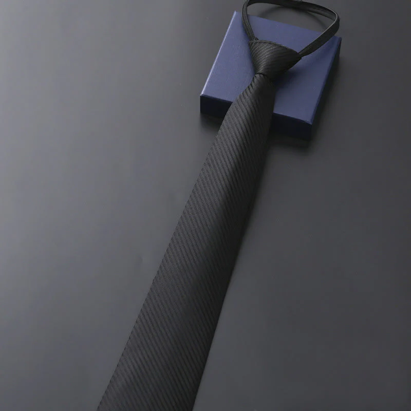 Men's Official Zipper Tie Wedding Necktie - Image 4