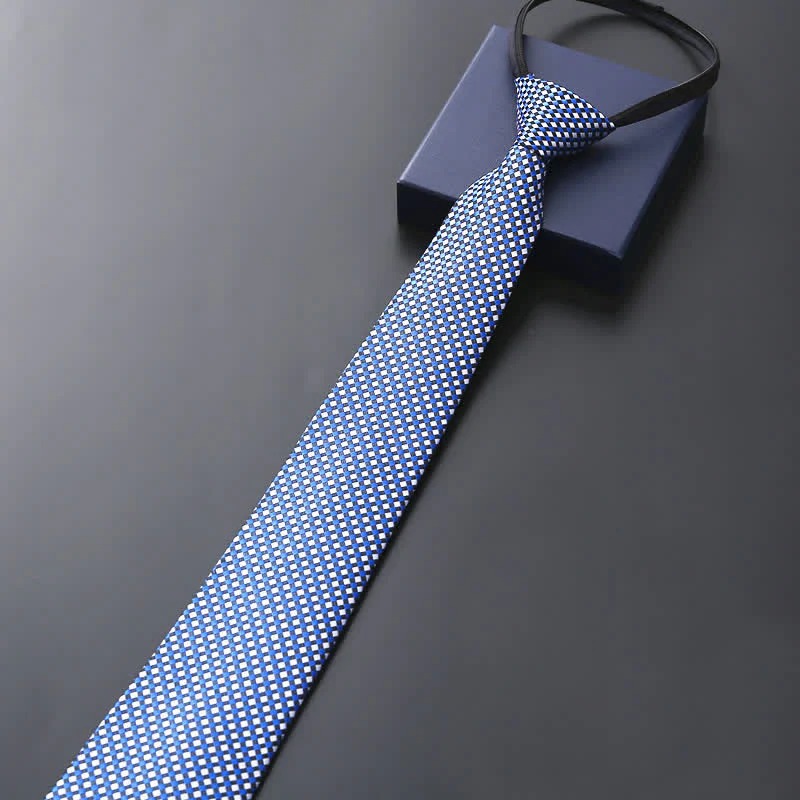 Men's Official Zipper Tie Wedding Necktie - Image 5