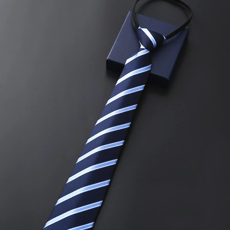 Men's Official Zipper Tie Wedding Necktie - Image 6