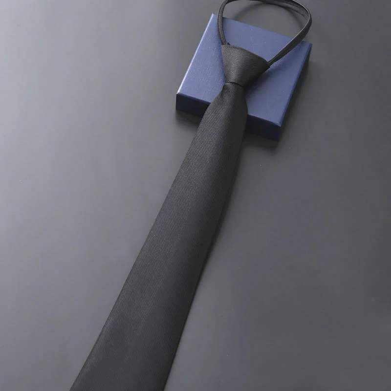 Men's Official Zipper Tie Wedding Necktie - Image 7