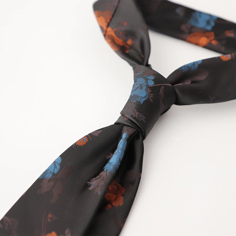 Men's Ornate Patterned Silk-Like Fabric Neckties - Image 10