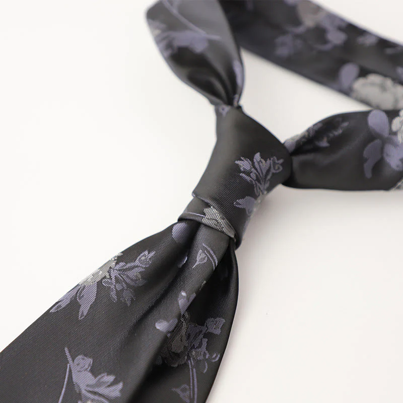 Men's Ornate Patterned Silk-Like Fabric Neckties - Image 12