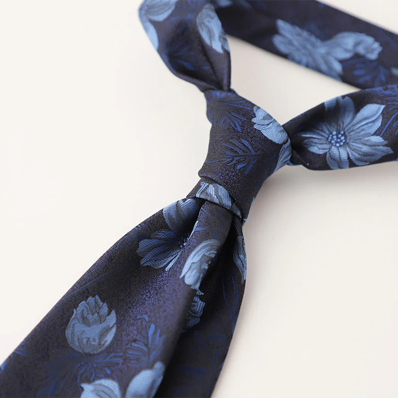 Men's Ornate Patterned Silk-Like Fabric Neckties - Image 13