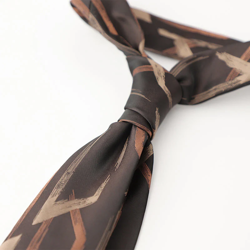 Men's Ornate Patterned Silk-Like Fabric Neckties - Image 18