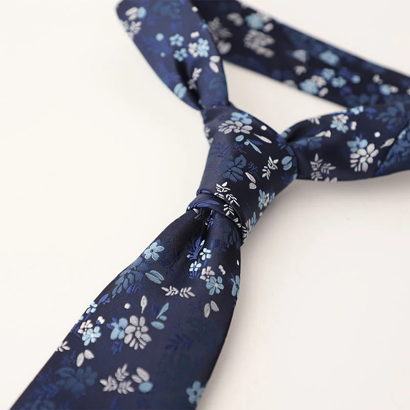 Men's Ornate Patterned Silk-Like Fabric Neckties - Image 22