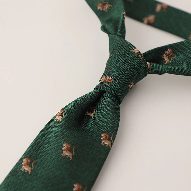 Men's Ornate Patterned Silk-Like Fabric Neckties - Image 26