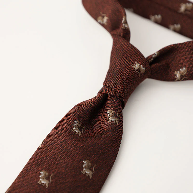 Men's Ornate Patterned Silk-Like Fabric Neckties - Image 27