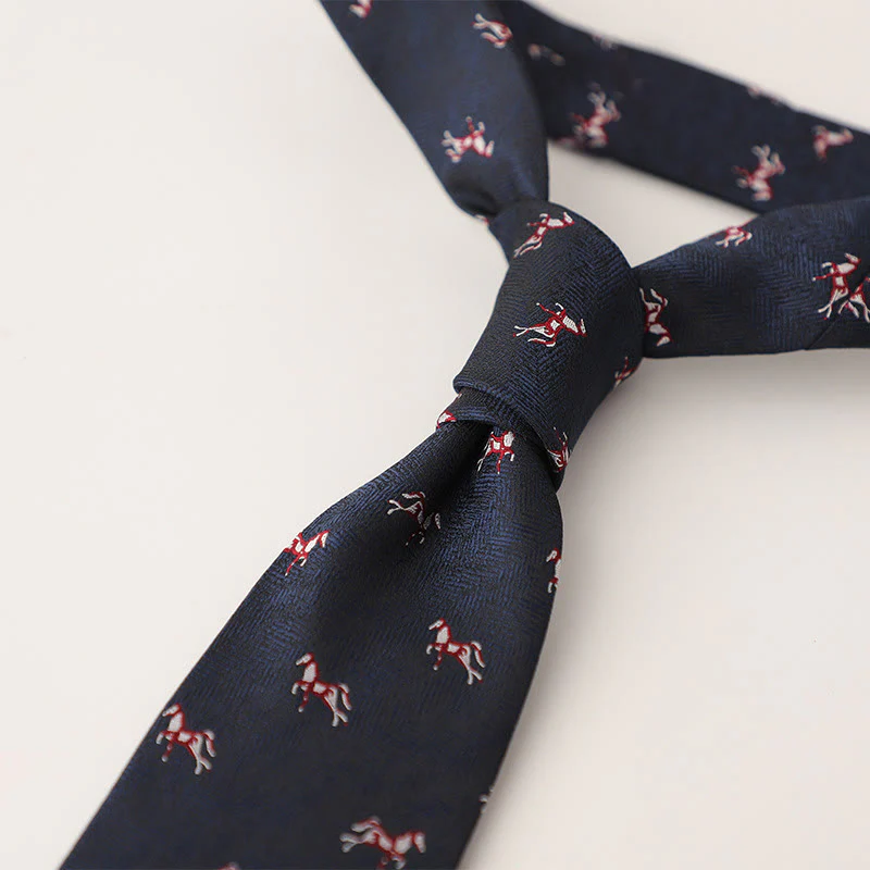 Men's Ornate Patterned Silk-Like Fabric Neckties - Image 29