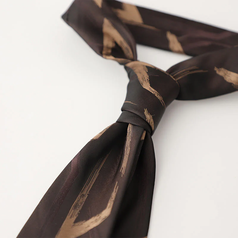 Men's Ornate Patterned Silk-Like Fabric Neckties - Image 20