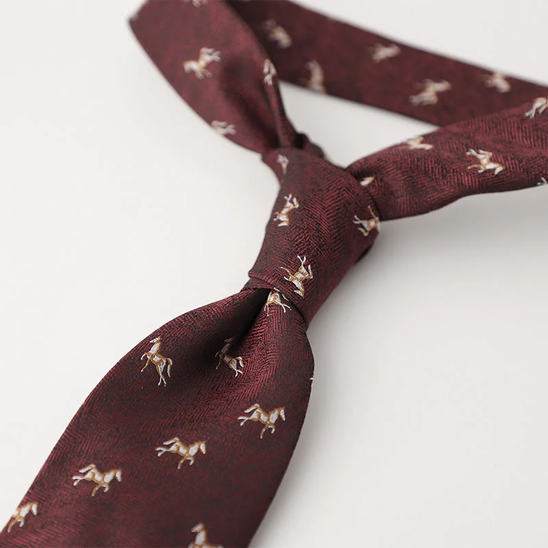 Men's Ornate Patterned Silk-Like Fabric Neckties - Image 30