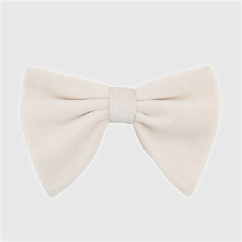 Men's Gentleman Oversize Droopy Velvet Bow Tie - Image 10