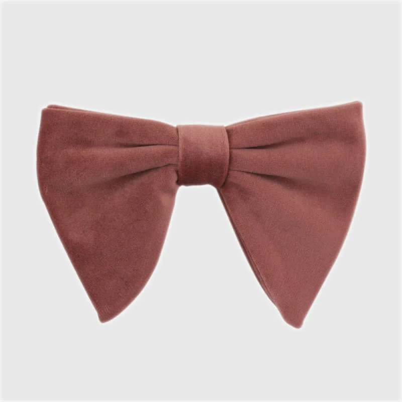 Men's Gentleman Oversize Droopy Velvet Bow Tie - Image 16