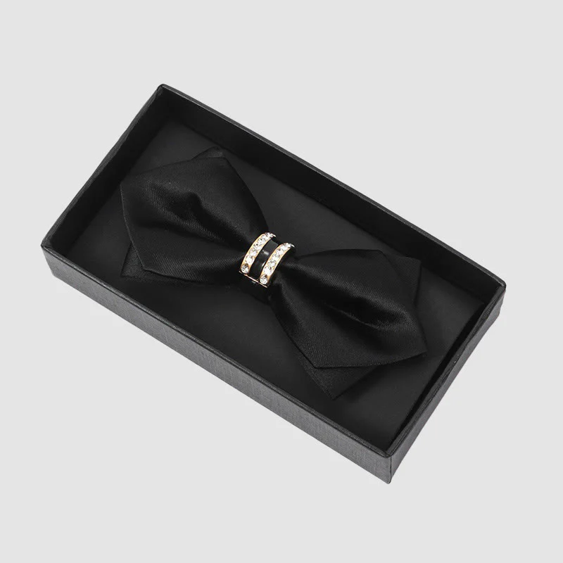 Men's Paisley Pattern Decorative Buckle Formal Bow Tie - Image 3