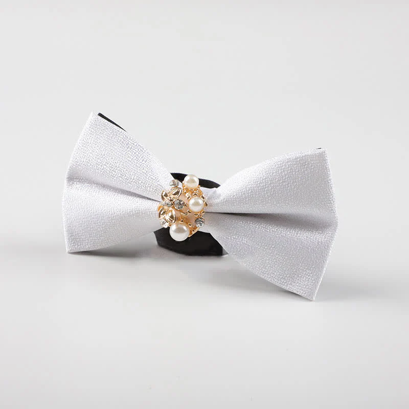 Men's Pearl Formal Tuxedo Bow Tie - Image 8