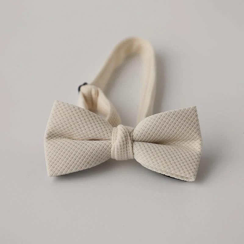 Men's Morandi Theme Solid Color Bow Tie - Image 13
