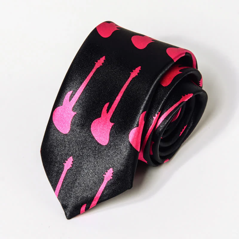 Men's Personality Piano Music Note Necktie - Image 14