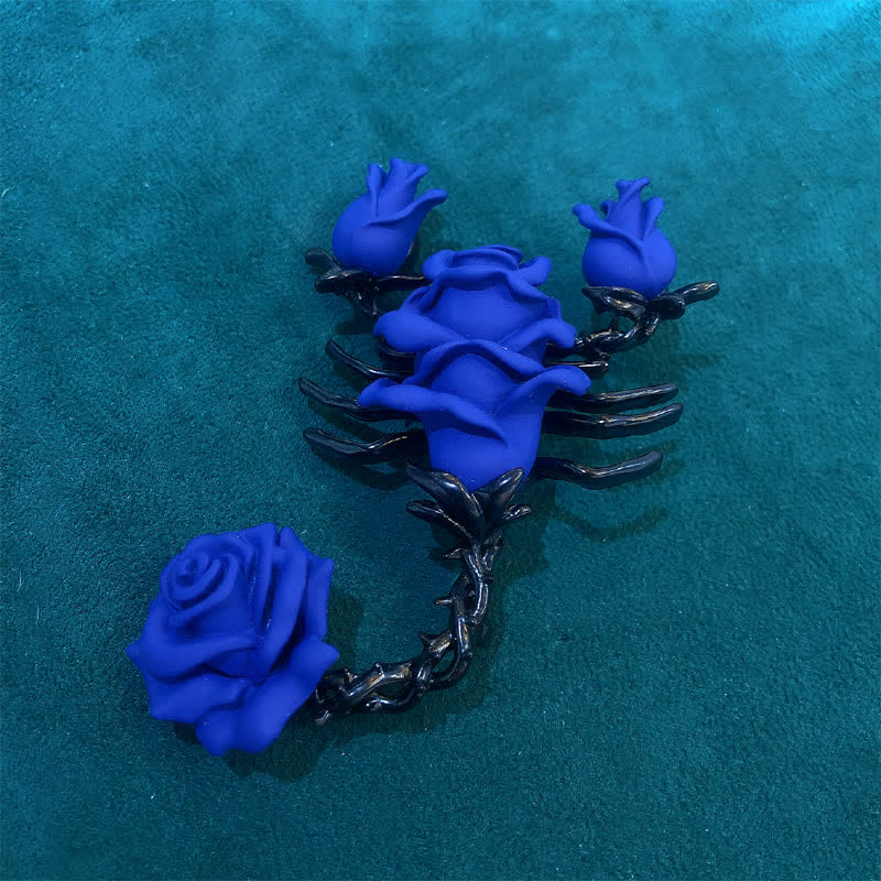 Men's Personality Scorpion Rose Brooch - Image 8