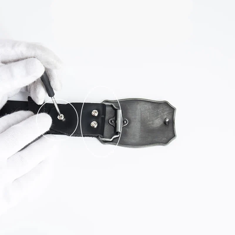 Men's Personality USA Flag Flying Eagle Leather Belt - Image 12