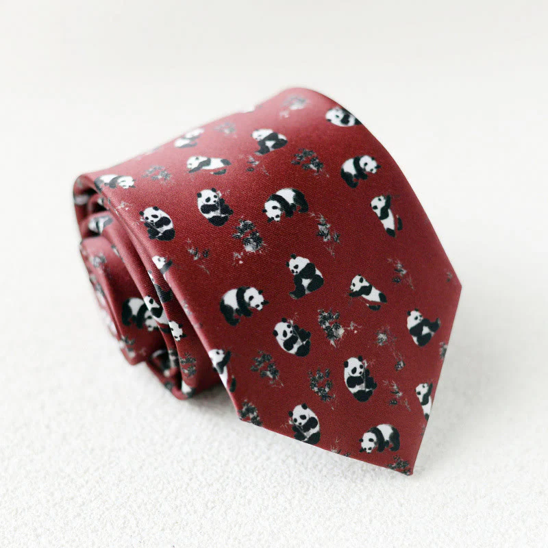 Men's Personalized Horse Printed Hand-Tie Green Necktie - Image 19