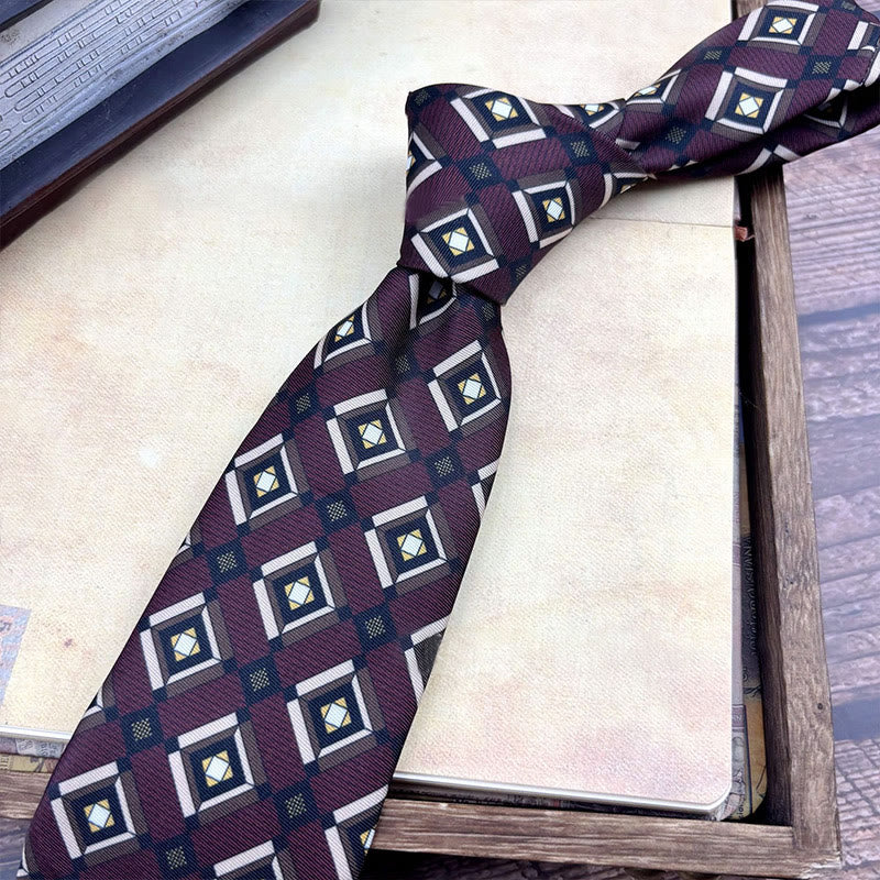 Men's Personalized Retro Patterned Hand Tie Multi Style Necktie - Image 19
