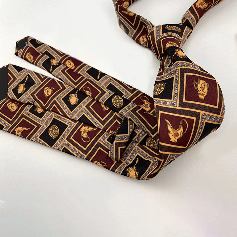 Men's Personalized Retro Patterned Hand Tie Multi Style Necktie - Image 2