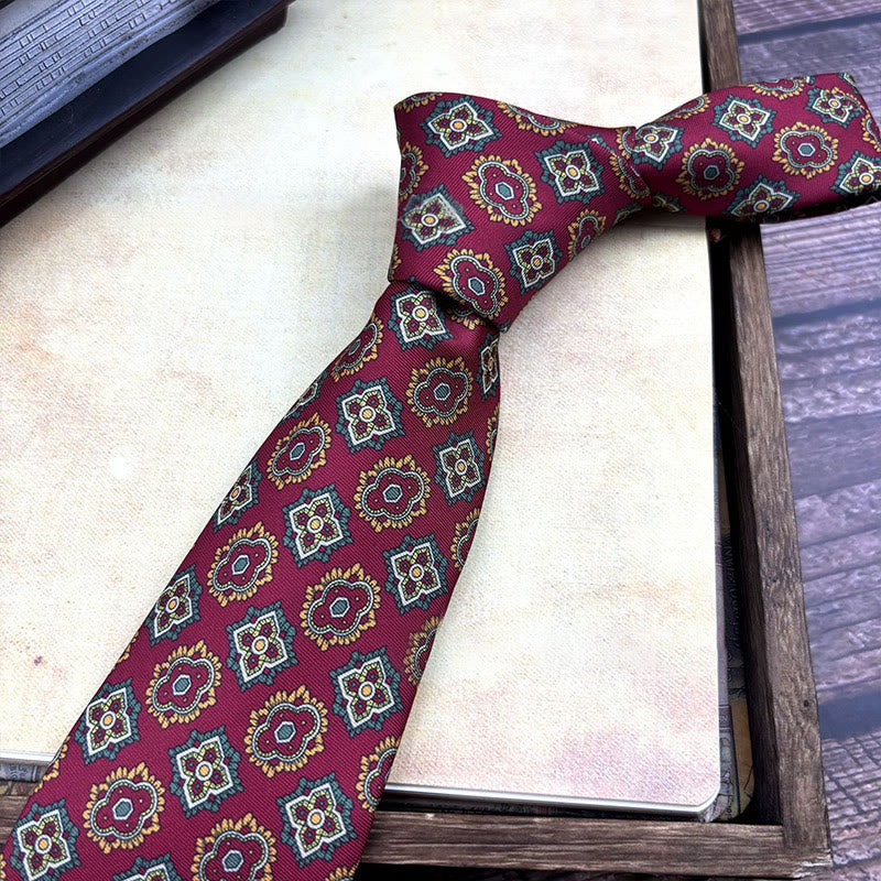 Men's Personalized Retro Patterned Hand Tie Multi Style Necktie - Image 20