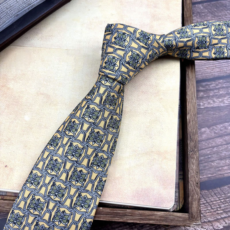 Men's Personalized Retro Patterned Hand Tie Multi Style Necktie - Image 21