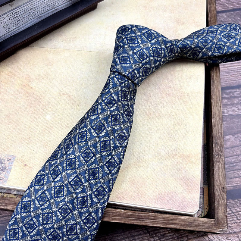 Men's Personalized Retro Patterned Hand Tie Multi Style Necktie - Image 24