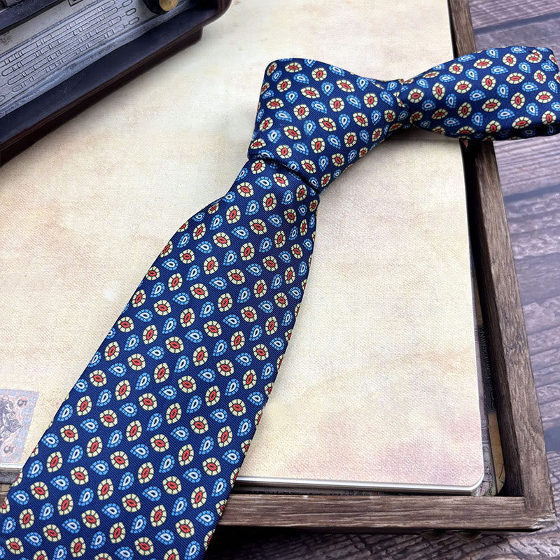 Men's Personalized Retro Patterned Hand Tie Multi Style Necktie - Image 25