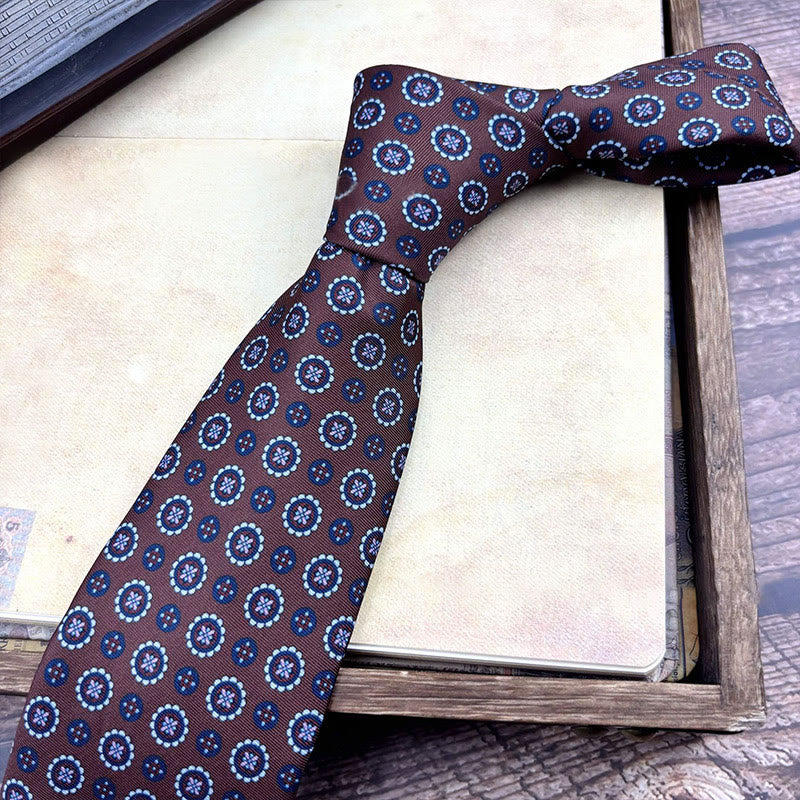 Men's Personalized Retro Patterned Hand Tie Multi Style Necktie - Image 26